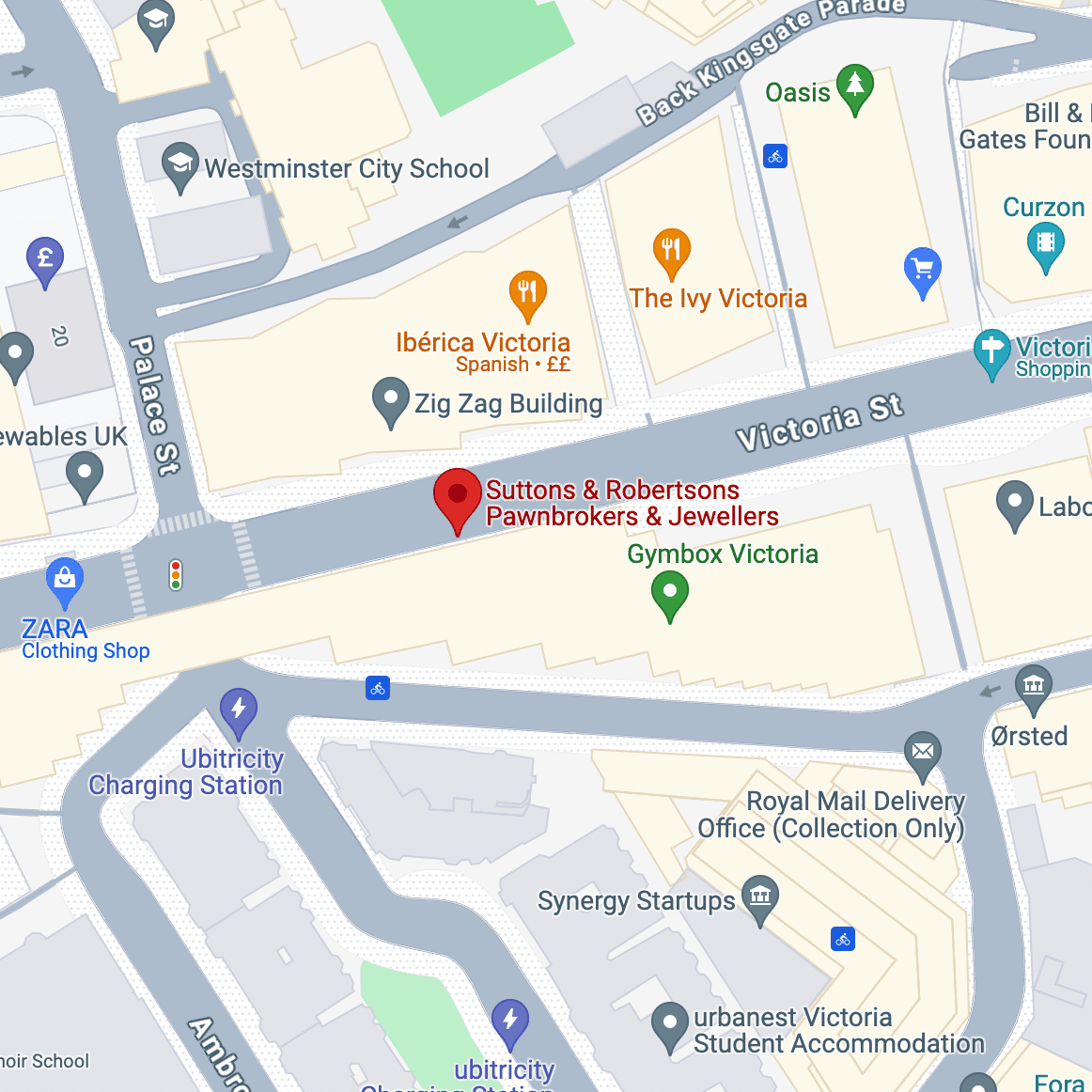 Suttons and Robertsons at Victoria Street